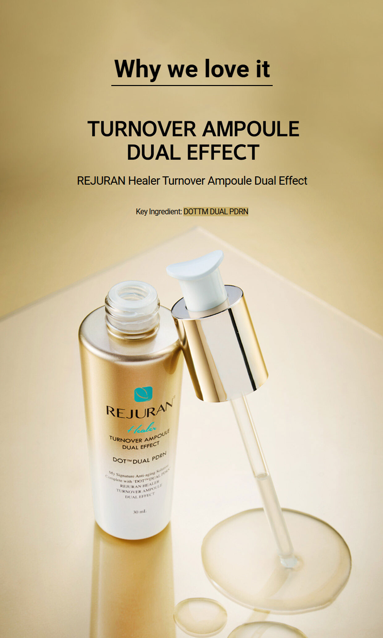 REJURAN Healer Turnover Ampoule Dual Effect 10ml Double Pack (+5ml+1ml*3)