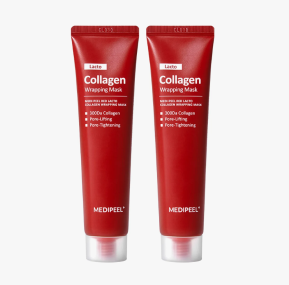 MEDI-PEEL Red Lacto Collagen Wrapping Mask 70mL Double Set (+70mL)