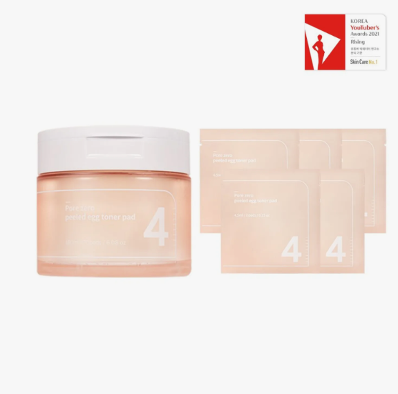 numbuzin No.4 Pore Zero Peeled Egg Toner Pad 70 Pads Special Set (+10 Pads)