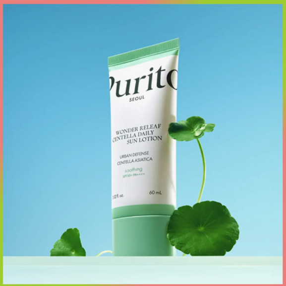 Purito Seoul Wonder Releaf Centella Daily Sun Lotion SPF50+ PA++++ 60mL