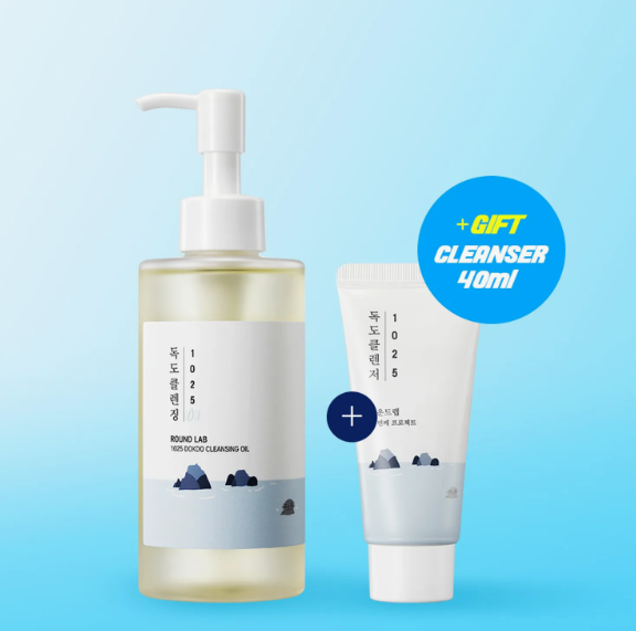 Round Lab 1025 Dokdo Cleansing Oil 200ml Special Set (+Dokdo Cleanser 40ml)