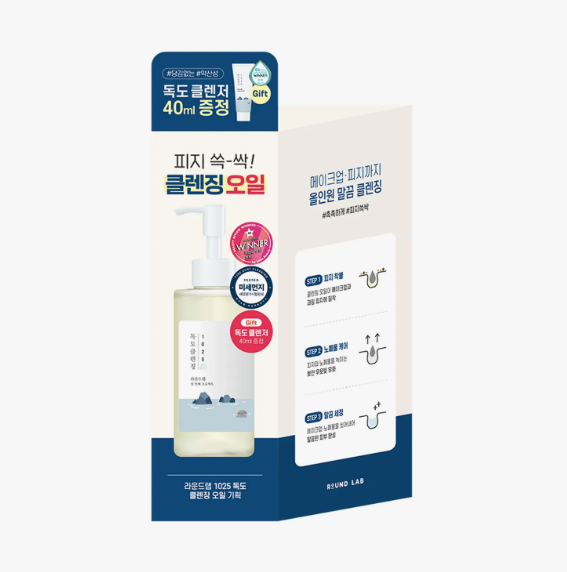 Round Lab 1025 Dokdo Cleansing Oil 200ml Special Set (+Dokdo Cleanser 40ml)