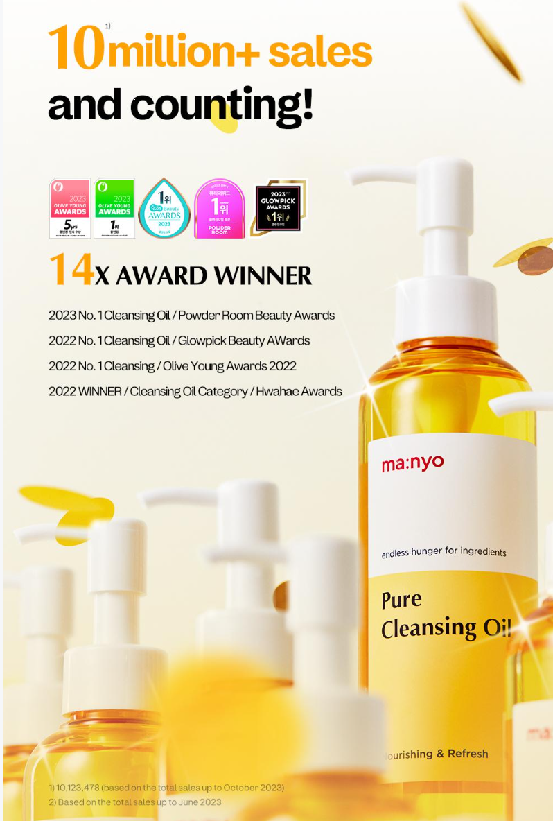 ma:nyo Pure Cleansing Oil 200ml Double Pack