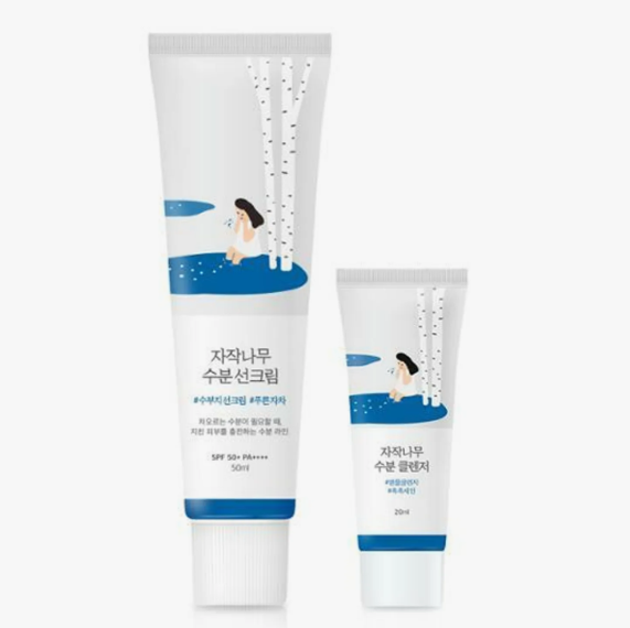 ROUND LAB BIRCH JUICE MOISTURIZING SUNSCREEN 50ml Set