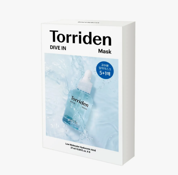 Torriden Dive In Low Molecular Hyaluronic Acid Mask Sheet 5+1ea