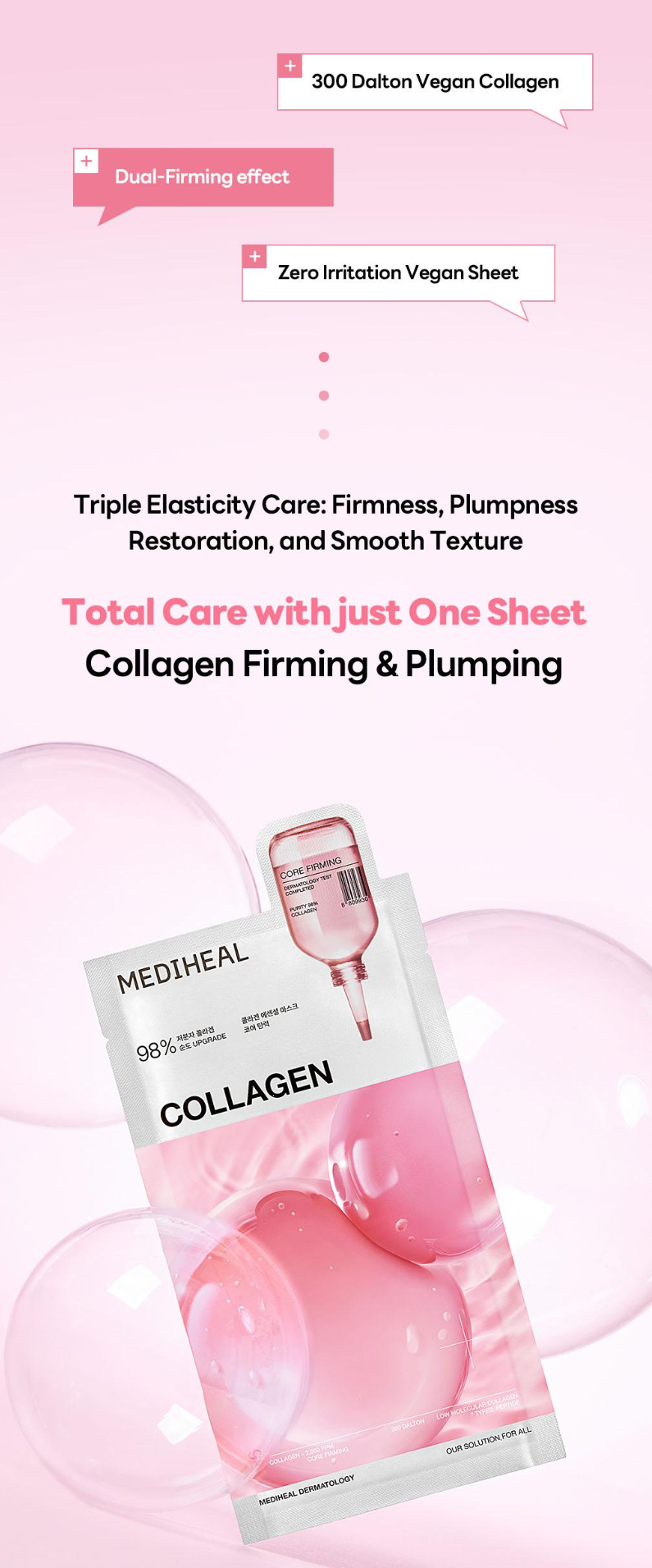 MEDIHEAL Collagen Essential Mask Sheet Core Firming 20ea