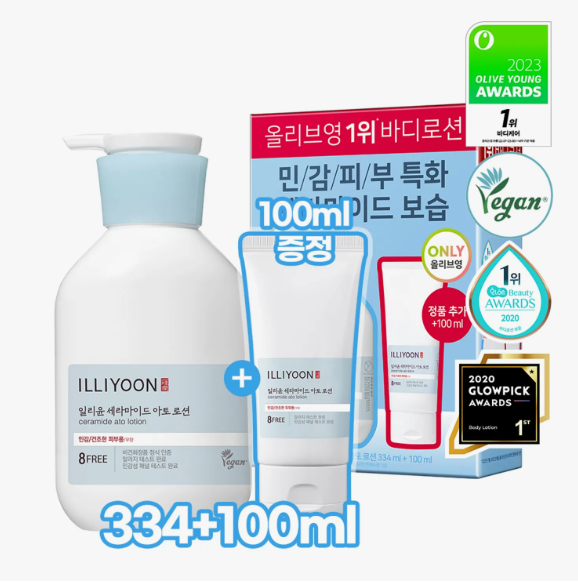 ILLIYOON Ceramide Ato Lotion 334mL + 100mL