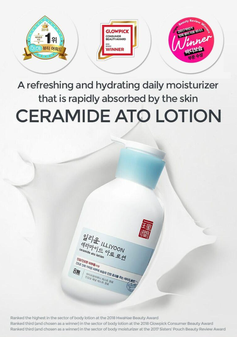 ILLIYOON Ceramide Ato Lotion 334mL + 100mL
