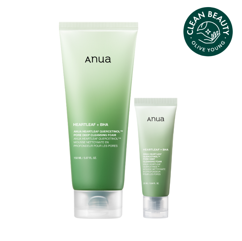 Anua Heartleaf Quercetinol Pore Deep Cleansing Foam 150ml (+25ml)