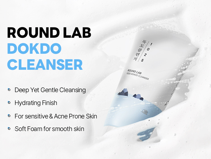 [+100ml] ROUND LAB 1025 Dokdo Cleanser 250ml