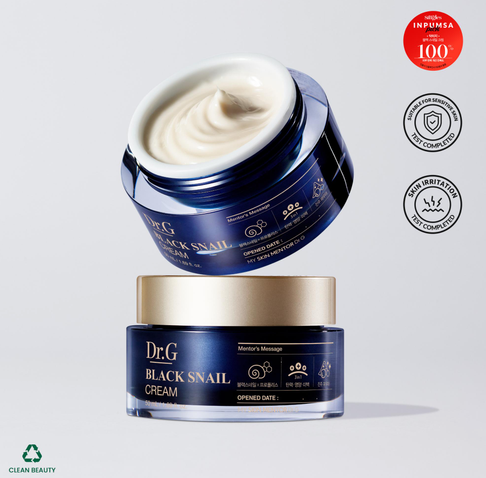 Dr.G Black Snail Cream Duo Set (50ml+50ml+15ml Gift)