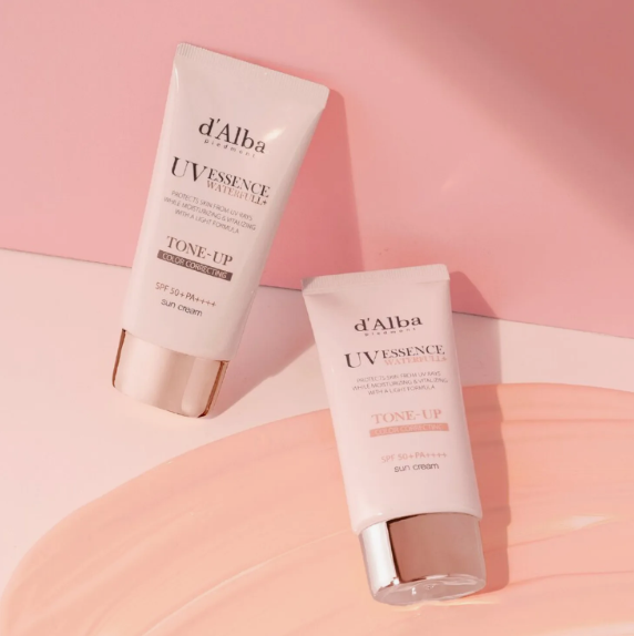 d'Alba Waterfull Tone-Up Sun Cream Duo Set (50mL+50mL)