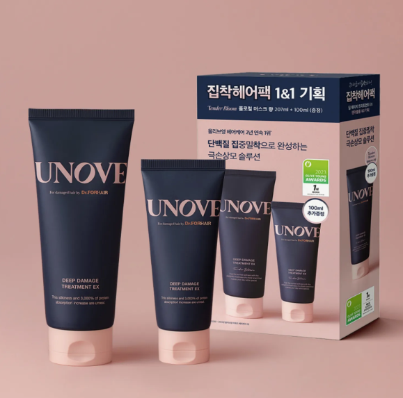 UNOVE Deep Damage Treatment EX 207ml + 100ml Set