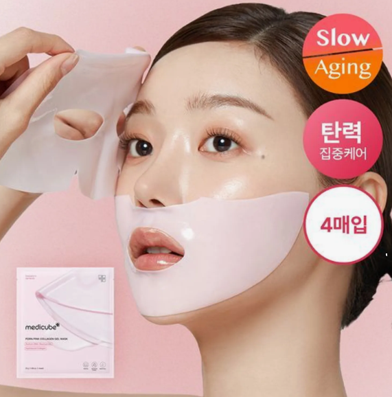 medicube PDRN Pink Collagen Gel Mask Sheet 4ea