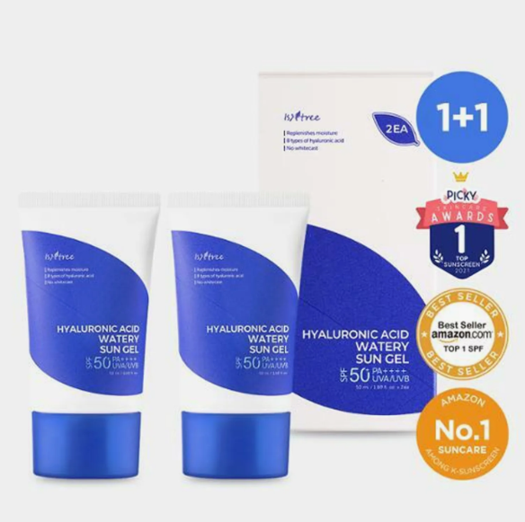 Isntree Hyaluronic Acid Watery Sun Gel Double Set (50mL+50mL)