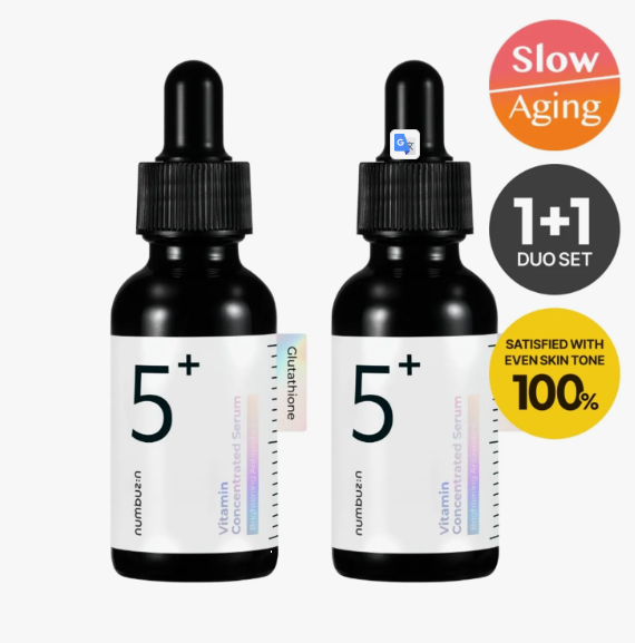 numbuzin No.5+ Vitamin Concentrated Serum 30mL+30mL Duo Set