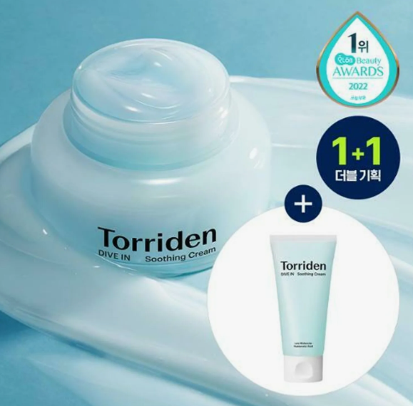 Torriden Dive-in Soothing Cream 100ml Double Pack