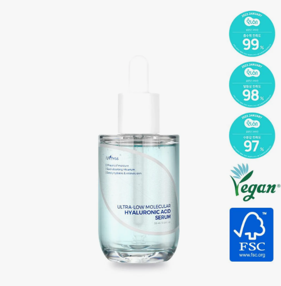 Isntree Ultra-Low Molecular Hyaluronic Acid Serum 50mL
