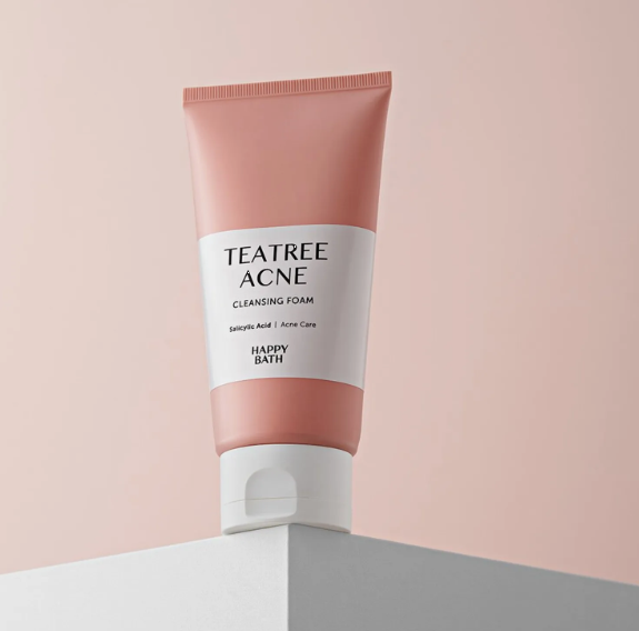 Happy Bath Tea Tree Acne Cleansing Foam 150g