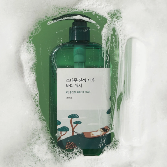 ROUND LAB PINE CALMING CICA BODY WASH 400ml