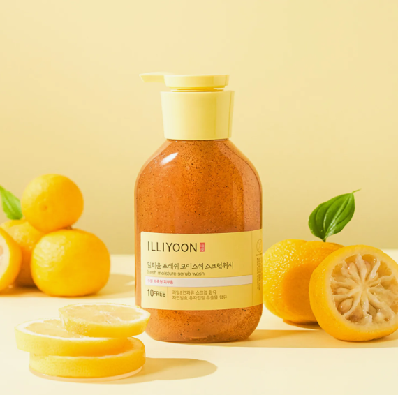 ILLIYOON Fresh Moisture Scrub Wash 400ml*2ea Set
