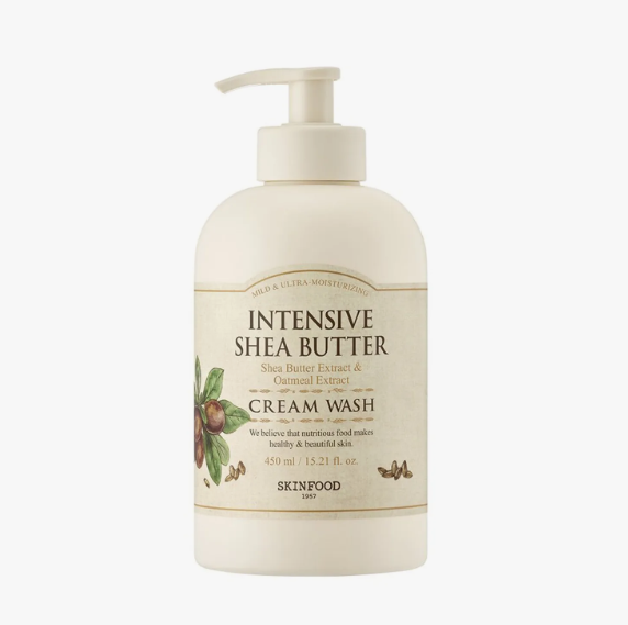 [NEW] SKINFOOD Intensive Shea Butter Cream Wash / Lotion 450mL
