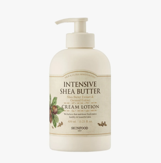 [NEW] SKINFOOD Intensive Shea Butter Cream Wash / Lotion 450mL