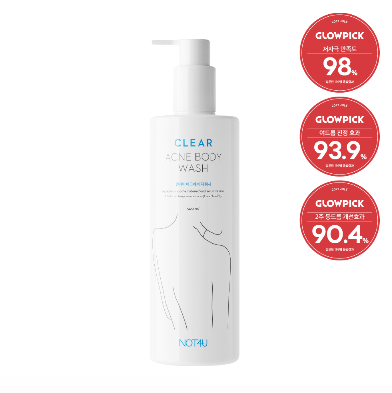 NOT4U Clear Acne Body Wash 500 ml