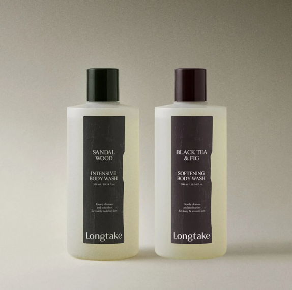 Longtake Black Tea & Fig Softening Body Wash 300mL