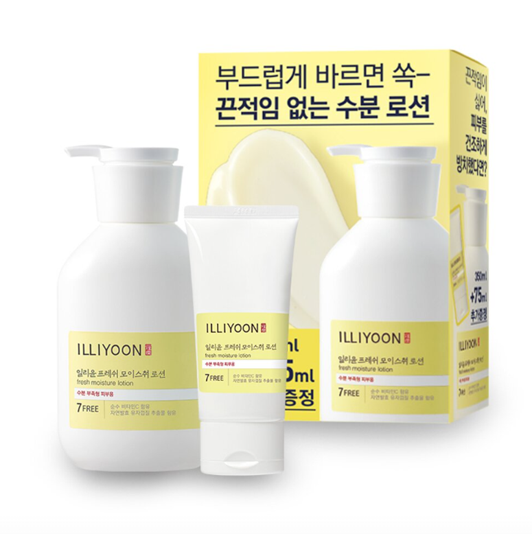 ILLIYOON Fresh Moisture Lotion 350 + 75mL Special Set