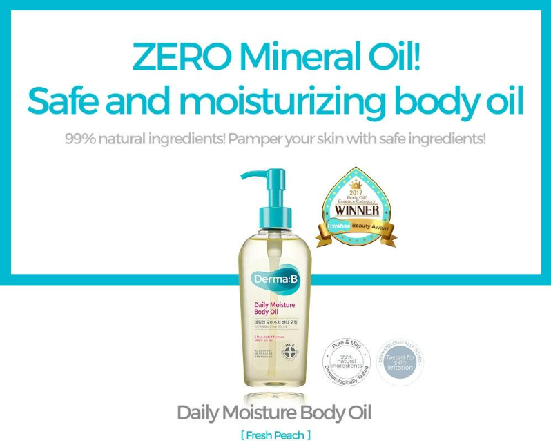 Derma B Daily Moisture Body Oil 200ml