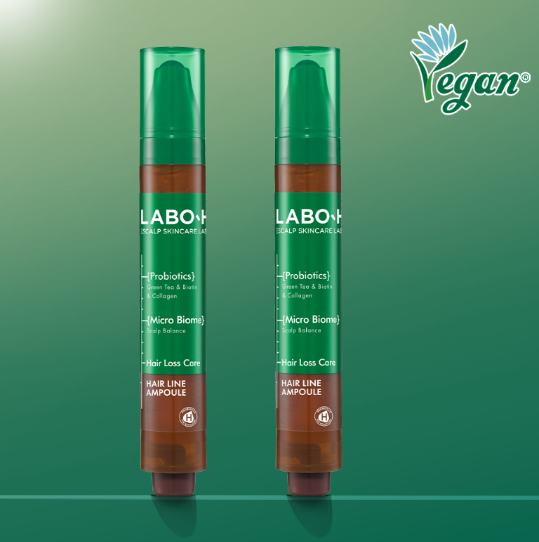 LABO-H Scalp Strengthening Clinic Hairline Ampoule 15ml Double Pack (+Shampoo 50ml)