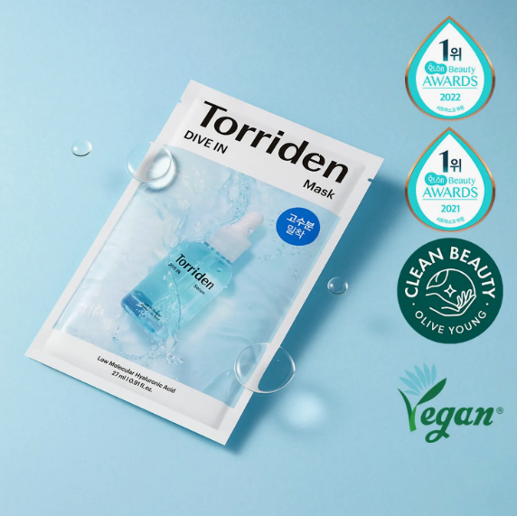Torriden Dive-In Low Molecule Hyaluronic Acid Mask Sheet 10ea
