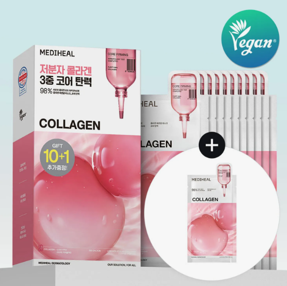 MEDIHEAL Collagen Essential Mask Sheet Core Firming 10ea Set (1ea)