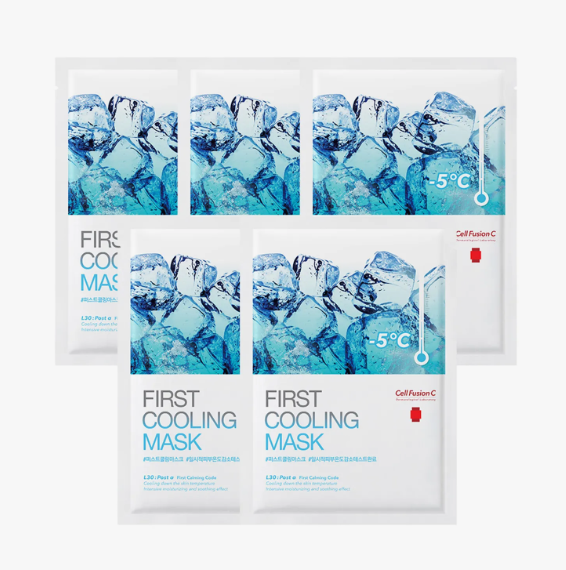Cell Fusion C Post α First Cooling Mask Sheet 5 Sheets
