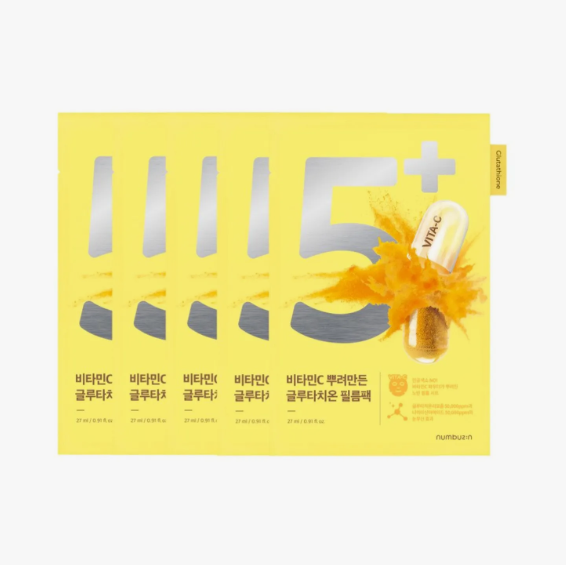 numbuzin No.5+ Vitamin Spotlight Sheet Mask 4+1 Special Set