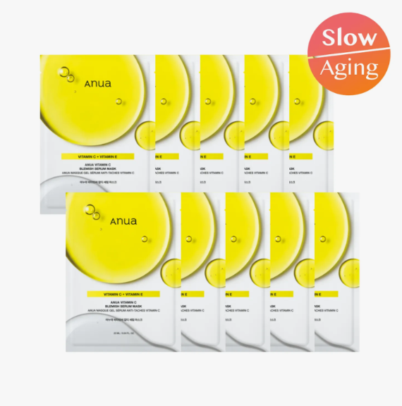Anua Vitamin C Blemish Serum Mask Sheet 10ea