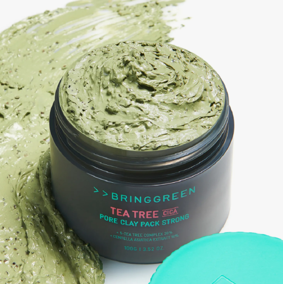 BRINGGREEN Tea Tree Cica Pore Clay Pack Strong 100g