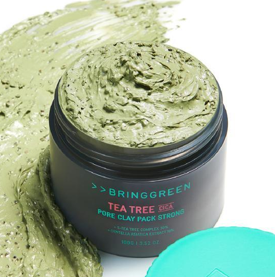 BRINGGREEN Tea Tree Cica Pore Clay Pack Strong 100g