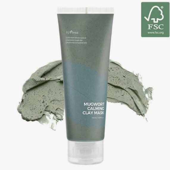 Isntree Mugwort Calming Clay Mask 100mL
