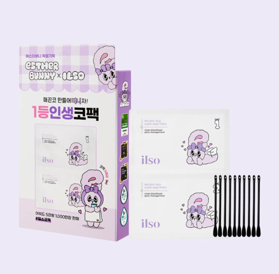 [ESTHER BUNNY EDITION] ilso Natural Mild Clear Nose Patch 5P