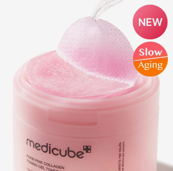 medicube PDRN Pink Collagen Toning Gel Toner Pads 70P