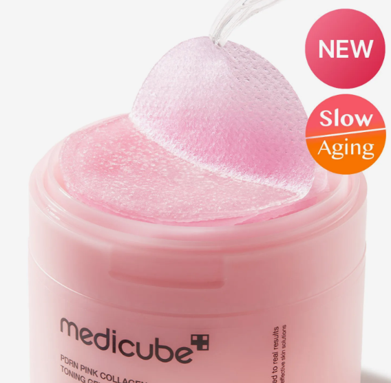 medicube PDRN Pink Collagen Toning Gel Toner Pads 70P