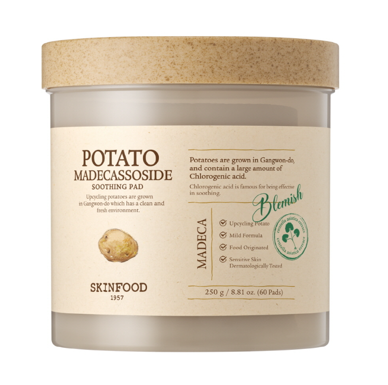 SKINFOOD Potato Madecassoside Soothing 60 Pads Double Set