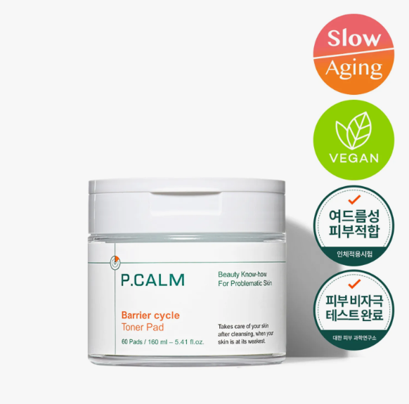 P.CALM Barrier Cycle Toner Pad 160mL