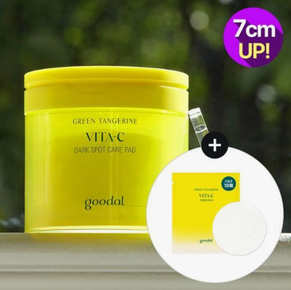 goodal Green Tangerine Vita C Dark Spot Care Pad 70P (Special Gift: extra 10P)