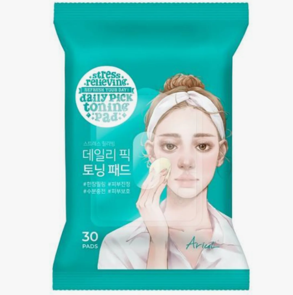 Ariul Stress Relieving Daily Pick Toning Pad 30 Sheets