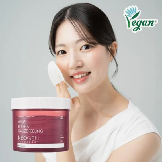 Neogen Dermalogy Wine Lift PHA Gauze Peeling 30 Sheets
