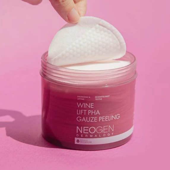 Neogen Dermalogy Wine Lift PHA Gauze Peeling 30 Sheets