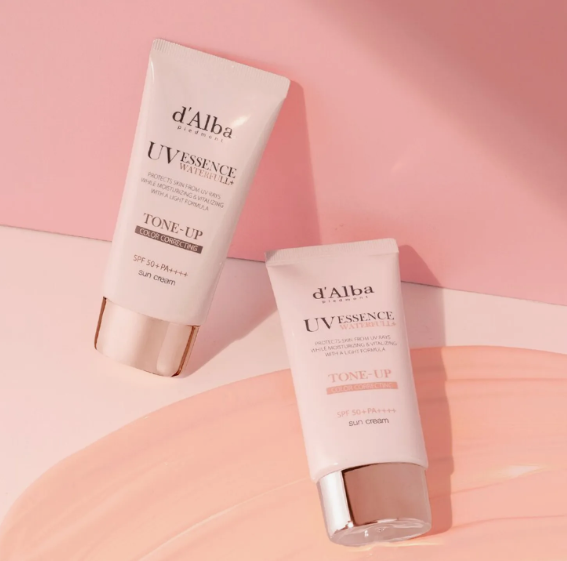 d'Alba Waterfull Tone-Up Sun Cream Duo Set (50mL+50mL)